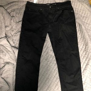 Men’s Black Levi’s 502 Regular Taper Jeans